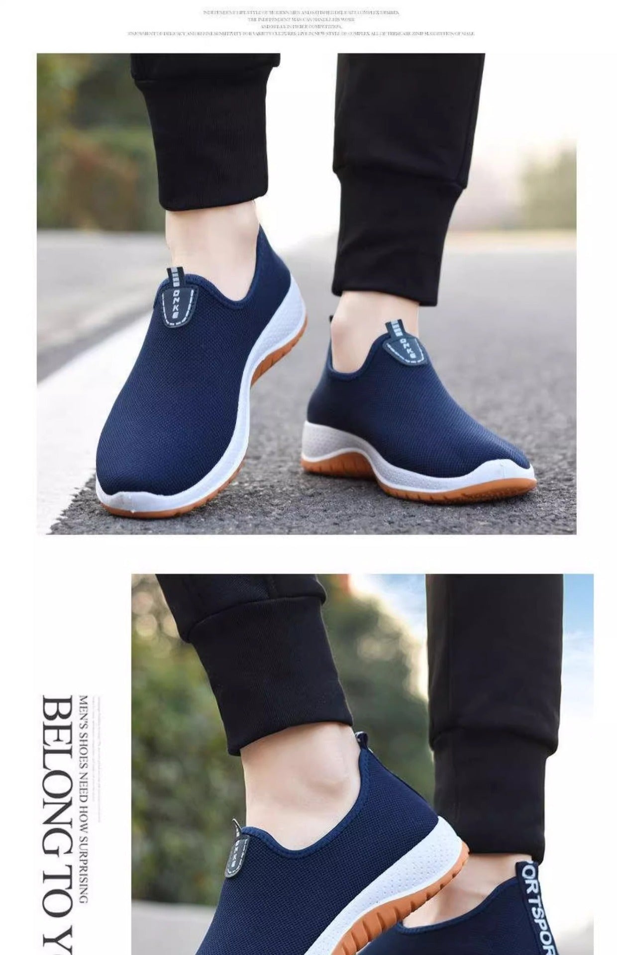 Primavera y otoño nuevos zapatos transpirables informales y cómodos.