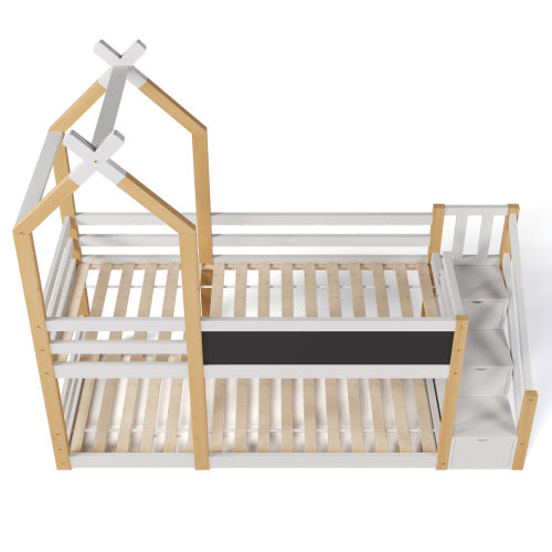 Cama infantil de madera maciza