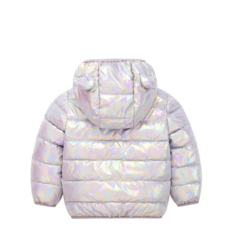 Chaquetas de plumón de otoño e invierno para niños y niñas.