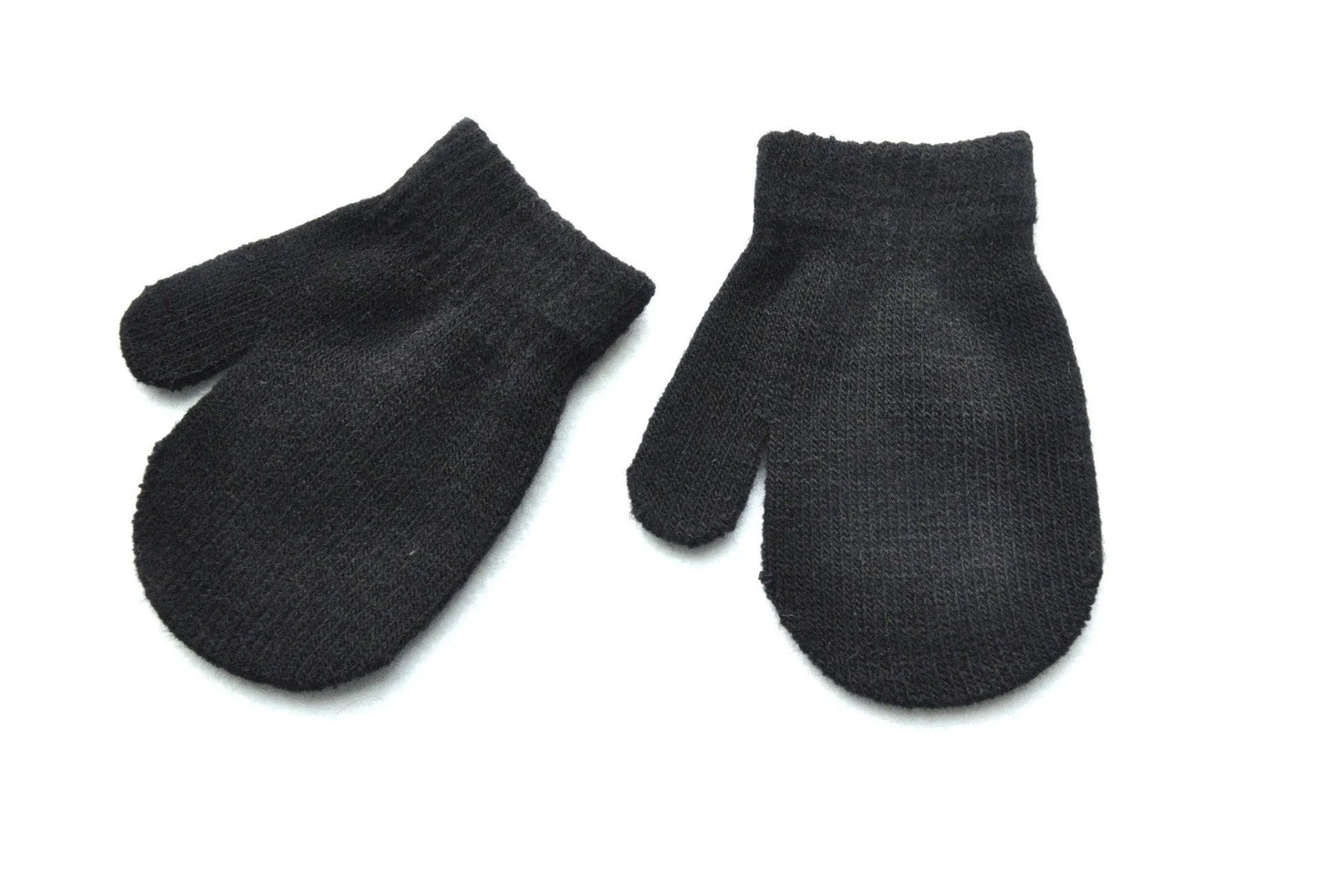 Guantes cálidos de invierno para niños, bolsa tejida, guantes para bebé
