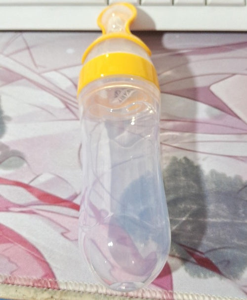 Alimentador de biberón con cuchara para bebé