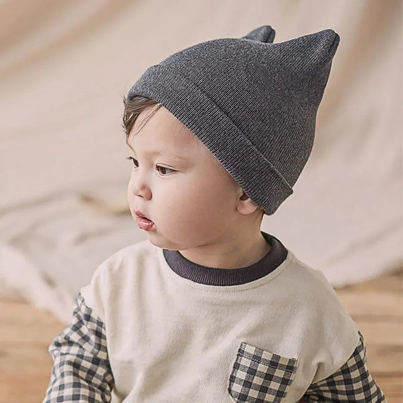 Gorro para niño, jersey, tejido para bebé