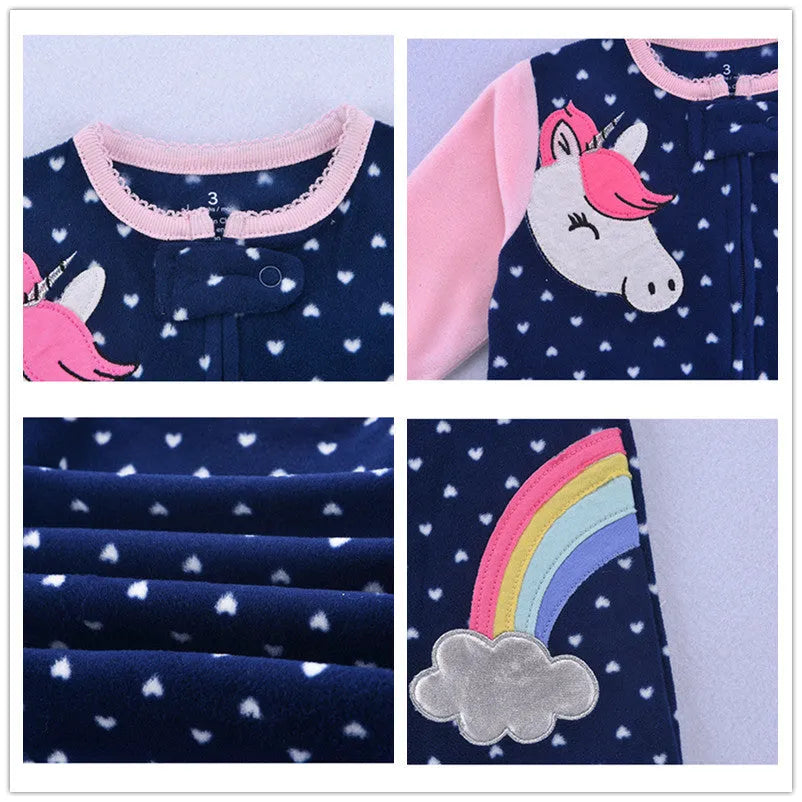 Ropa de primavera para niña, peleles de lana suave para niño,