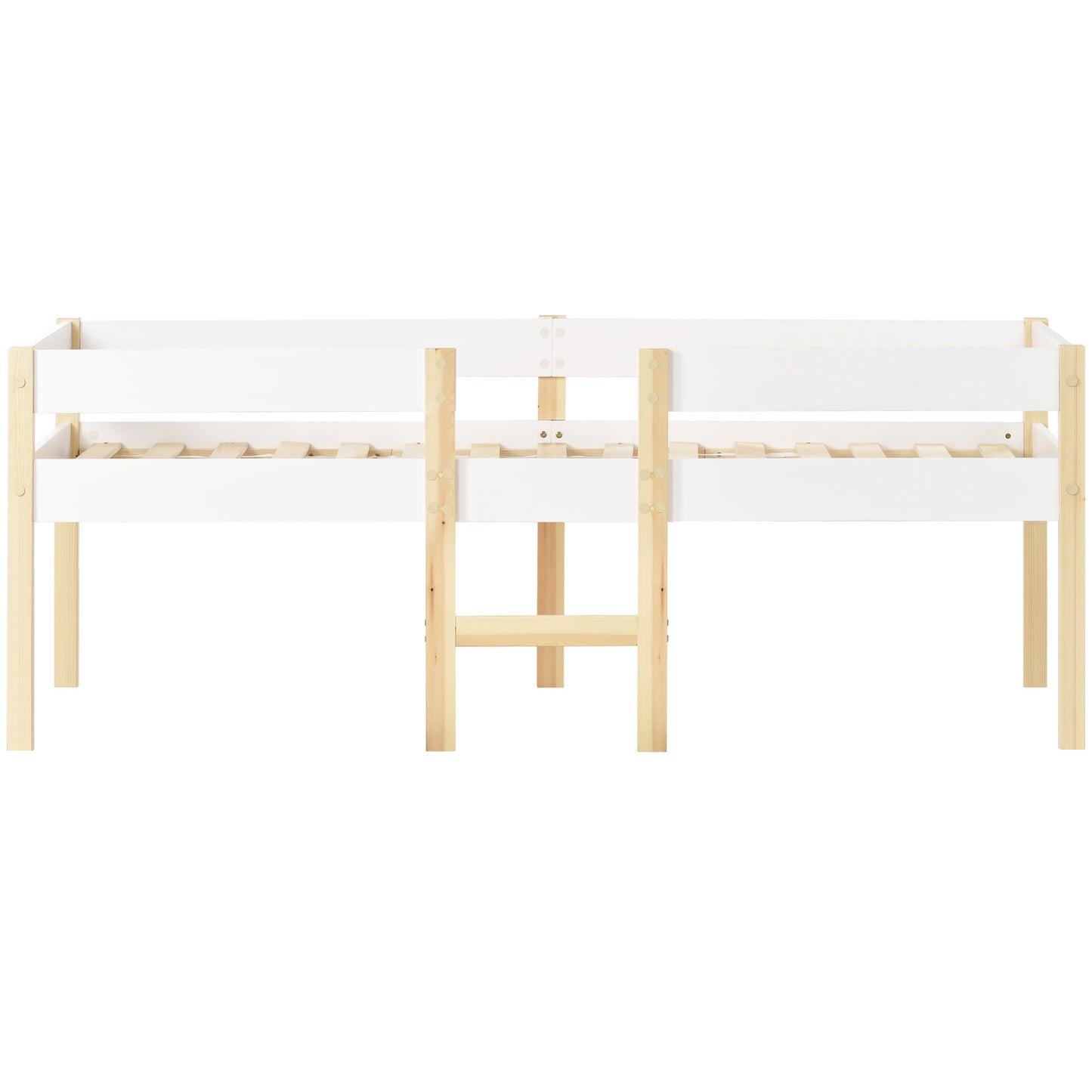 Cama infantil de pino de 90 x 190 cm