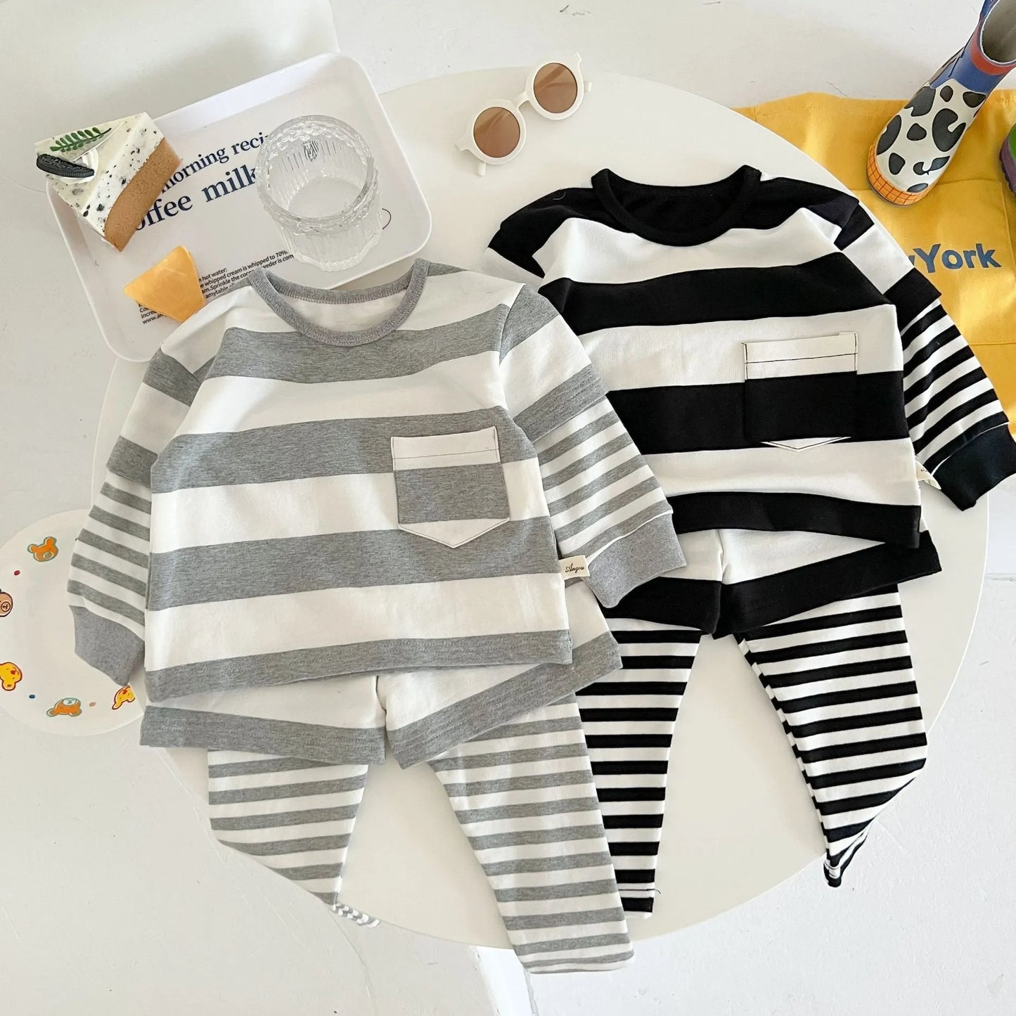 Traje de bebé de niño de otoño de personalidad de moda