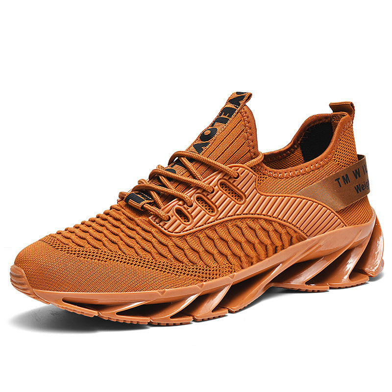 Zapatillas de deporte de moda con escala tejida voladora de Fashion Blade