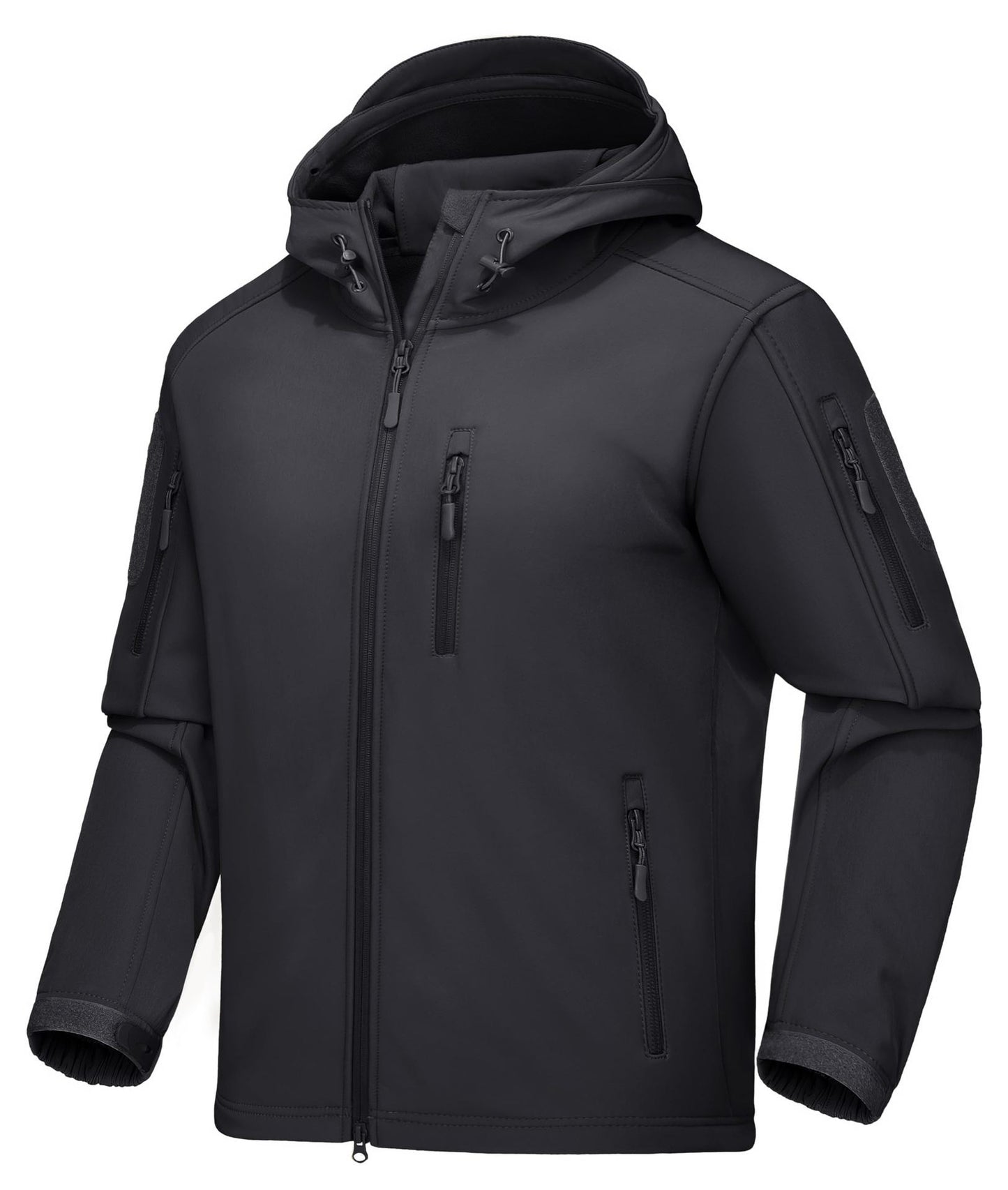 Chaqueta informal cortavientos con capucha para hombre, nueva y holgada