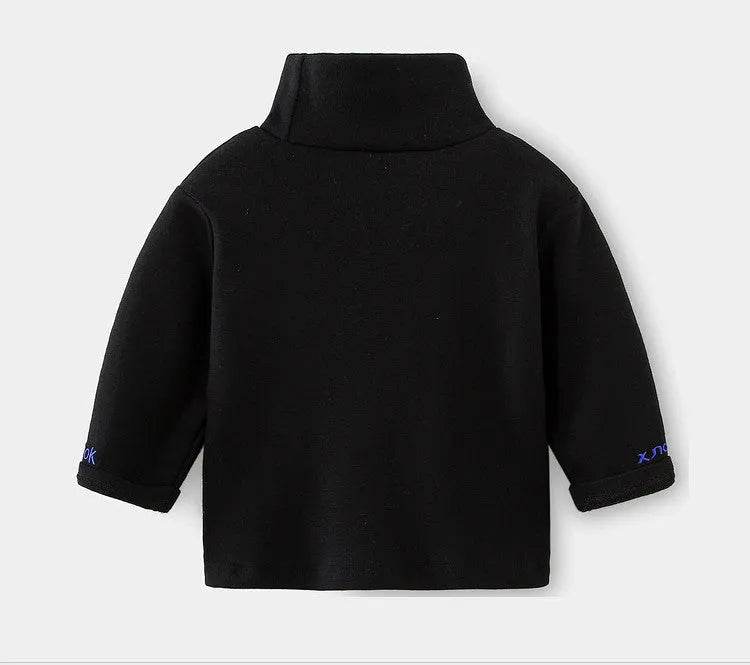 Ropa para niños con cuello medio alto y parte inferior