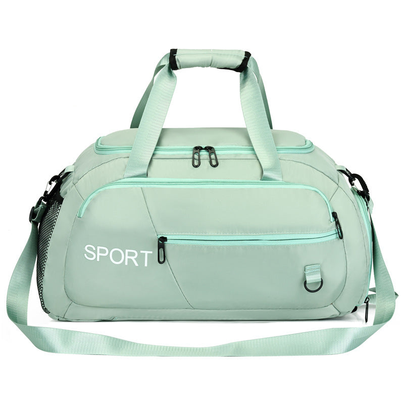 Bolsas de equipaje para mujer, bolso Oxford para hombre, bolso de hombro para gimnasio, mochila deportiva impermeable de viaje con compartimento para zapatos