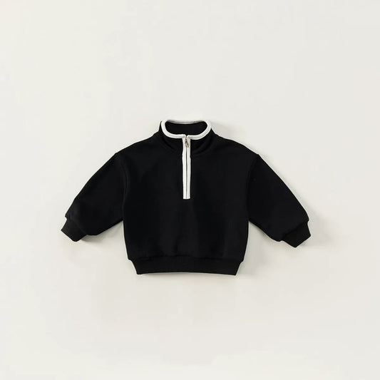 Ropa de otoño e invierno Tops acolchados con cuello alto para bebé para hombres