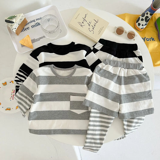 Traje de bebé de niño de otoño de personalidad de moda