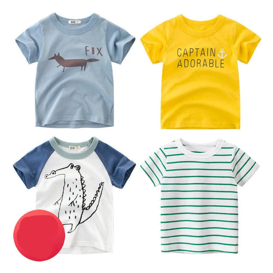 Camiseta infantil de verano de manga corta.