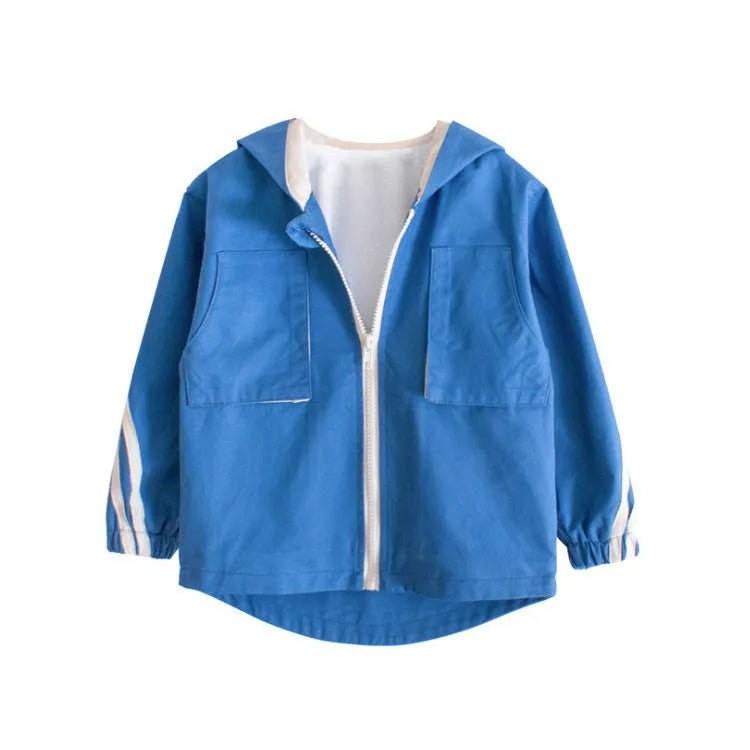 Chaqueta y sudadera con capucha para niños.