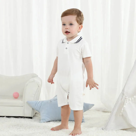 Ropa de bebé mameluco de color liso