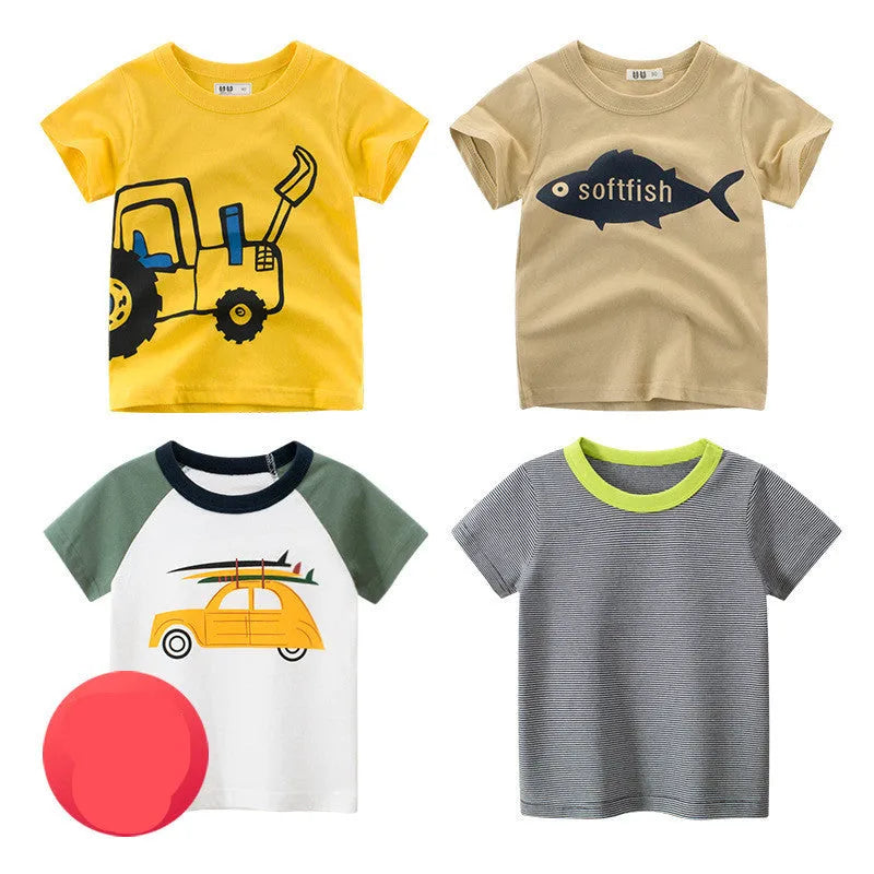 Camiseta infantil de verano de manga corta.