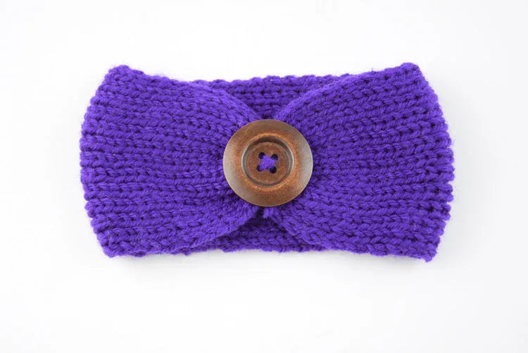 Baby wool headband hand-woven hair accessories