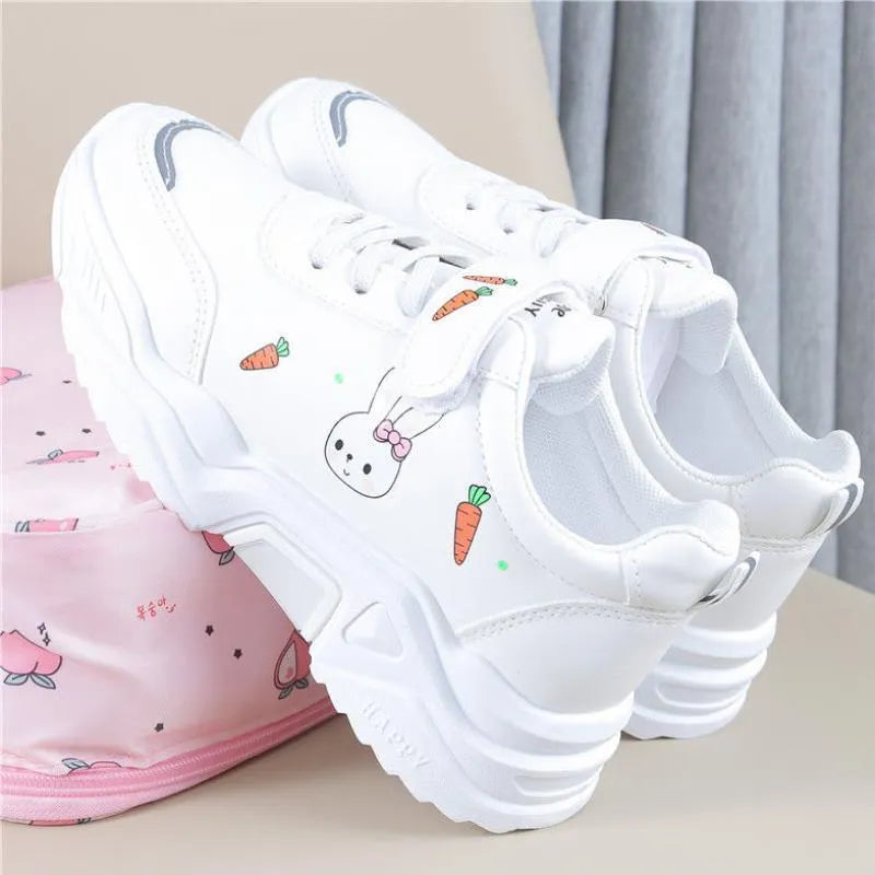 Zapatos para correr informales de Pu para estudiantes de escuela primaria de primavera y otoño