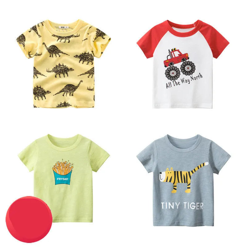 Camiseta infantil de verano de manga corta.
