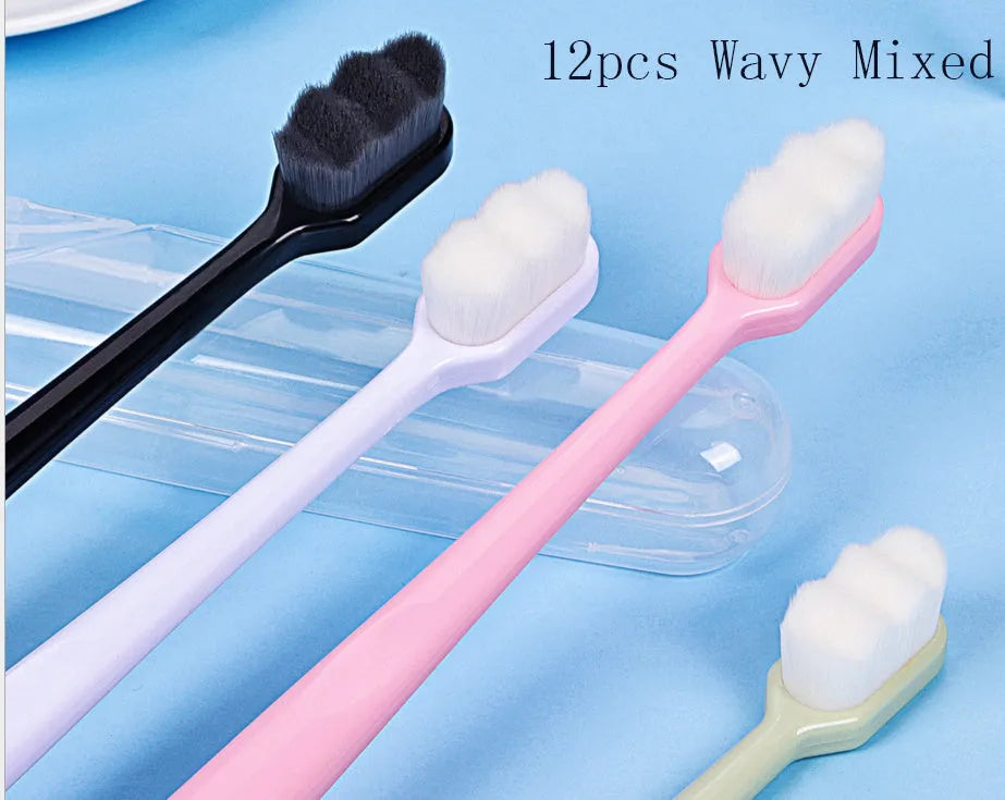 Ultra-fine Toothbrush Super Soft Bristle Deep Cleaning Brush Portable For Oral Care Tools Teeth Care Oral Cleaning Travel