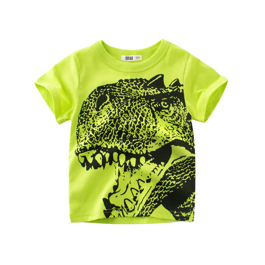 Camiseta de manga corta de verano para niños