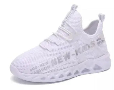 Nuevas zapatillas de deporte de malla para niños, zapatos ligeros para niños, zapatos informales transpirables para niños, zapatillas antideslizantes para niñas