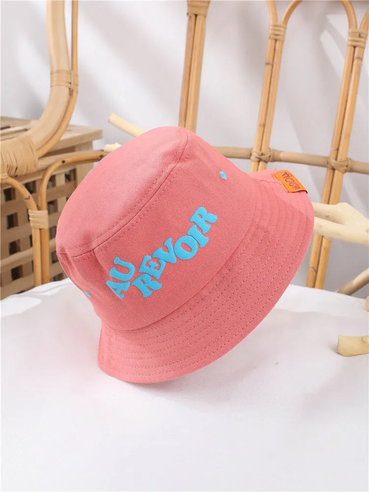 Versión coreana de sombrero de pescador para niños, sombrero para bebés de primavera y otoño, protector solar de verano para niños, sombrero fino con visera salvaje, marea