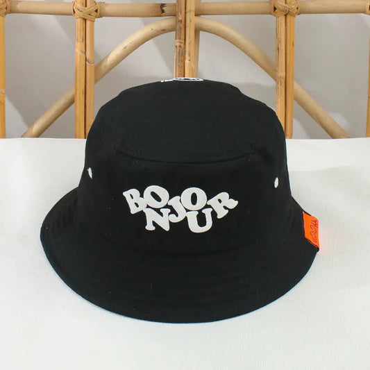 Versión coreana de sombrero de pescador para niños, sombrero para bebés de primavera y otoño, protector solar de verano para niños, sombrero fino con visera salvaje, marea