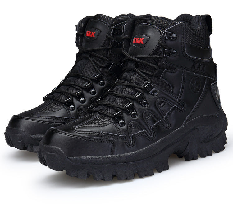 MARSON, botas militares para hombre, botas tácticas de combate antideslizantes de camuflaje, zapatos para hombre transpirables para escalar al aire libre resistentes al desgaste
