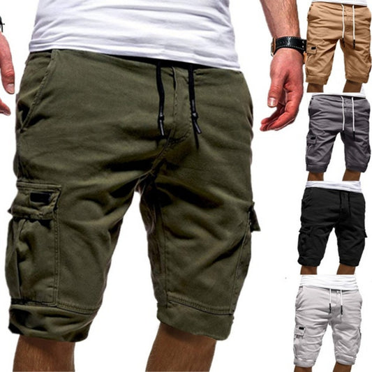 Hombres Casual Jogger Deportes Cargo Shorts Militar Combate Entrenamiento Gimnasio Pantalones Verano Ropa para Hombre