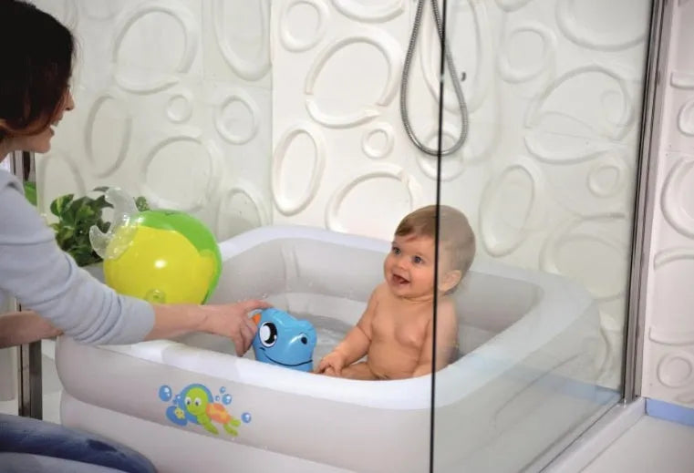 Bébé Baignoire Piscine-Baignoire de Bain Bébé-Produits Infantile Enfant PVC Pataugeoire Carré Chaud-Vente