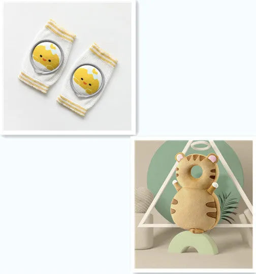 Bébé Genouillères de Bande Dessinée Accessoires Poupée Coudières Bébé D'apprentissage Ensemble