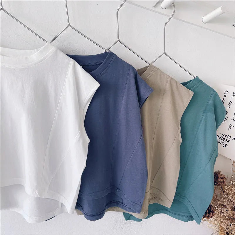 Chaleco De Verano Camiseta Sin Mangas Para Niños Sección Delgada De Verano Para Niños