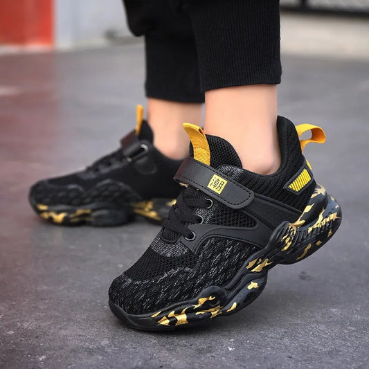 Zapatos deportivos para niños de malla de primavera y verano Zapatos antideslizantes Zapatos para niños