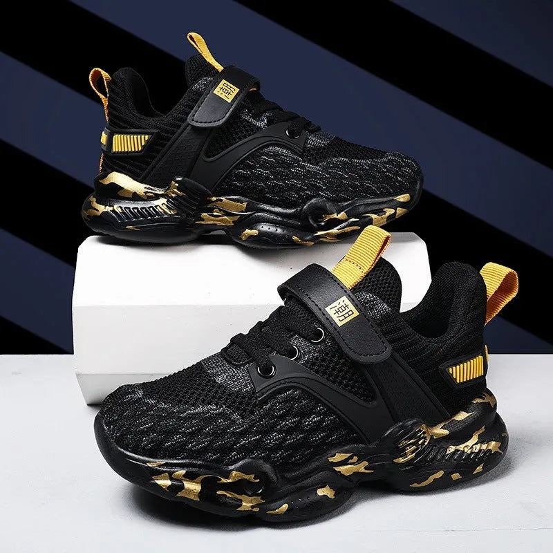 Zapatos deportivos para niños de malla de primavera y verano Zapatos antideslizantes Zapatos para niños