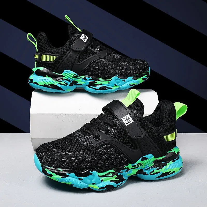 Zapatos deportivos para niños de malla de primavera y verano Zapatos antideslizantes Zapatos para niños