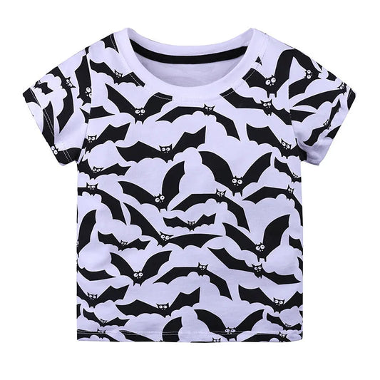 Camiseta de algodón de punto de manga corta para hombre y mujer