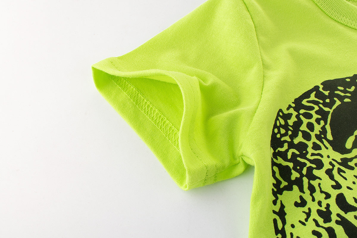 Camiseta de manga corta de verano para niños