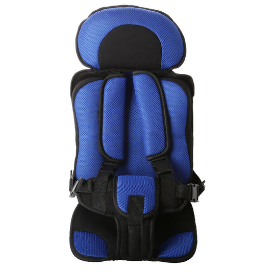 Alfombrilla de asiento seguro para niños, asiento de seguridad portátil para sillas de bebés y niños, versión actualizada, esponja espesante, almohadilla para asientos de cochecito de coche para niños