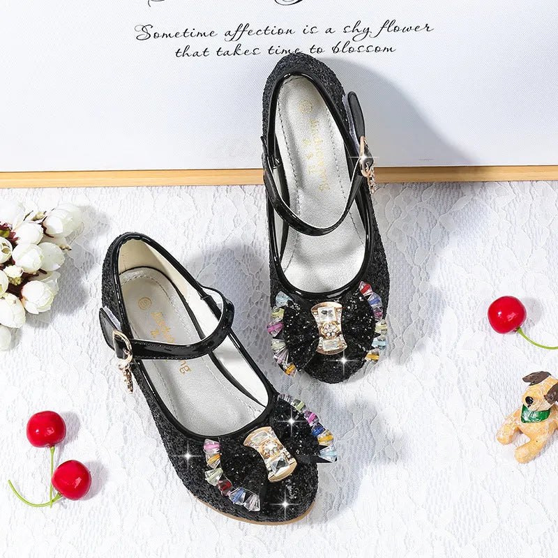 Zapatos niña princesa piel