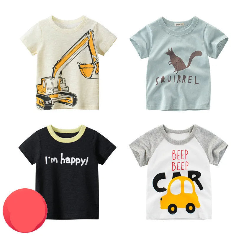 Camiseta infantil de verano de manga corta.