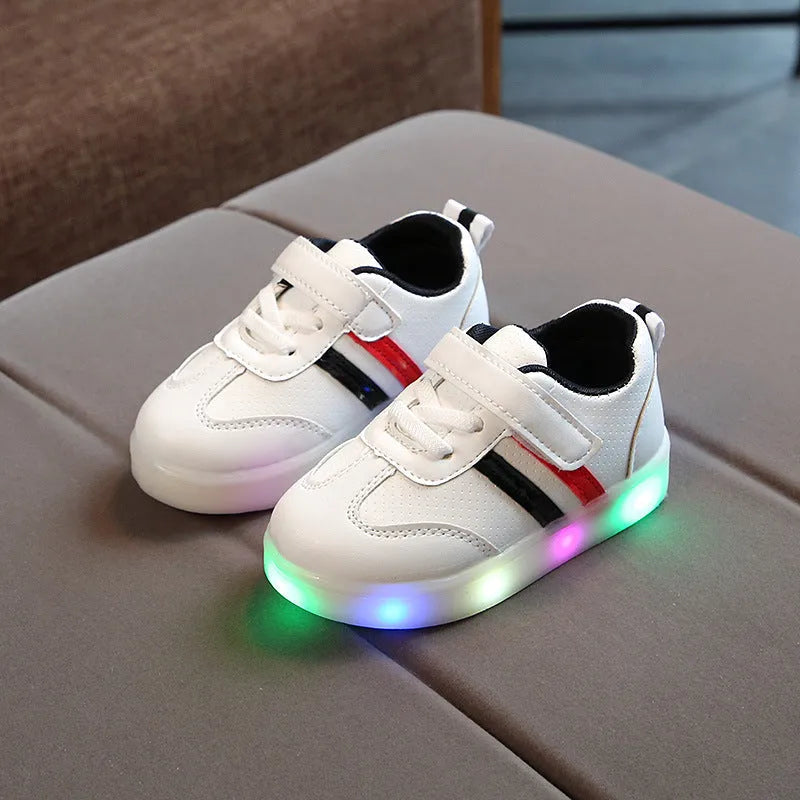 Zapatillas Kimmy White LED Zapatos