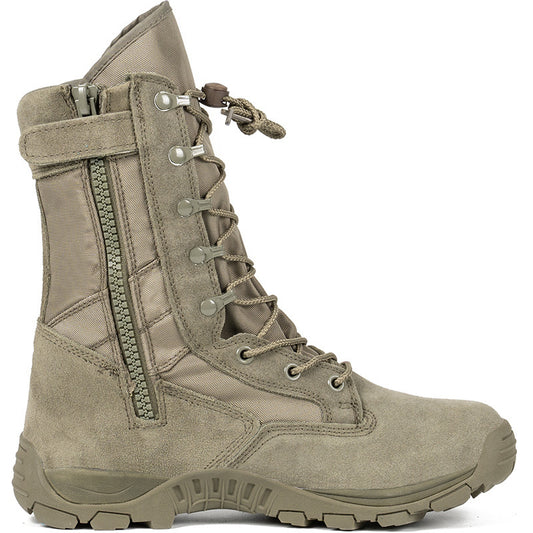 Botas de combate altas Botas safari verdes Combate ligero
