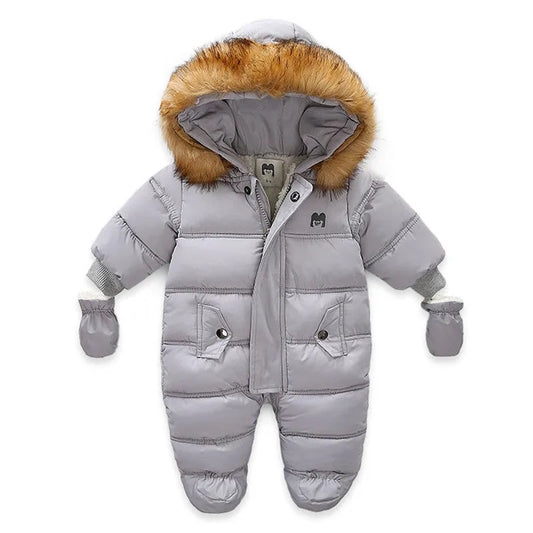 Chaqueta con guantes para bebé y niño