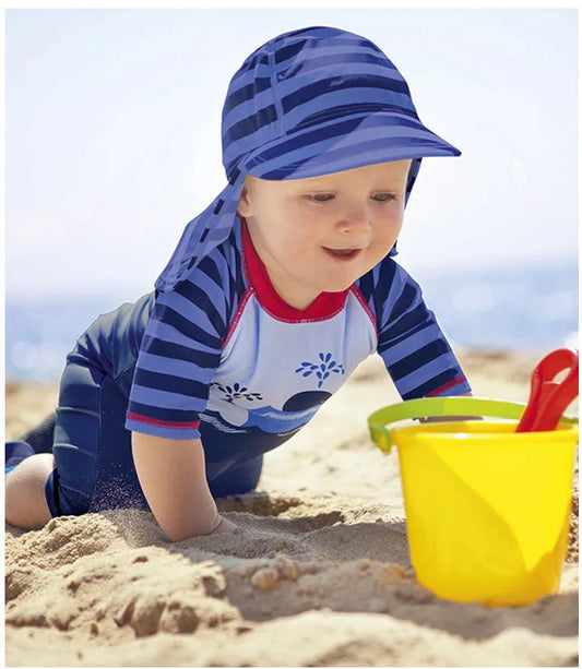 Traje de baño coreano de secado rápido para niño y bebé
