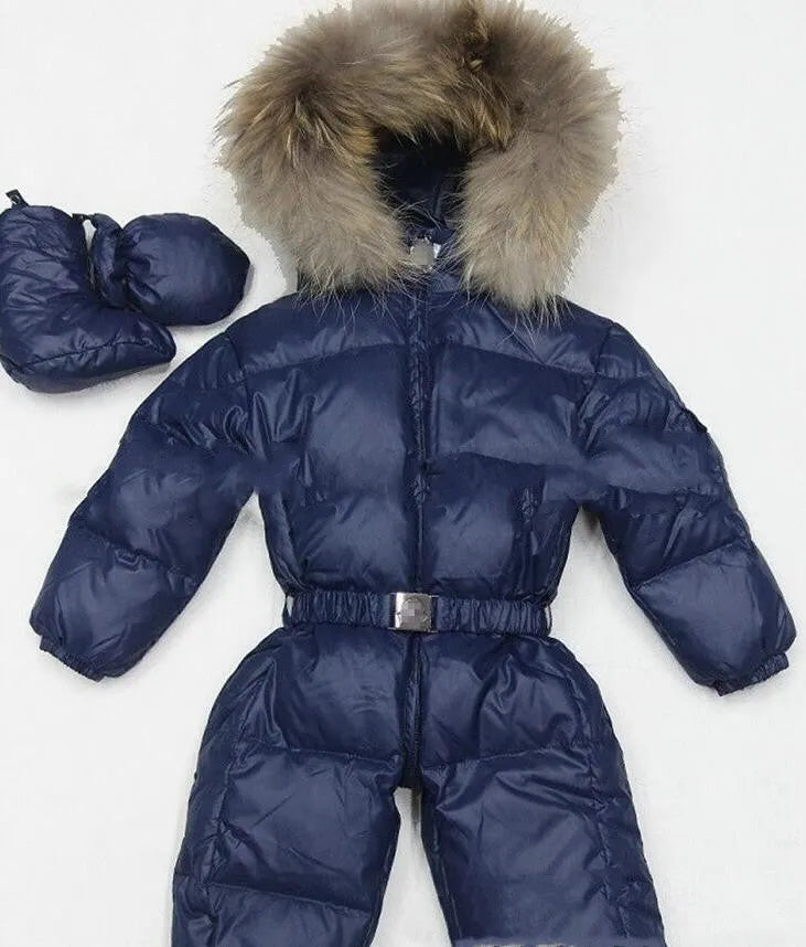 Épaissie super chaud d'une seule pièce coton manteau