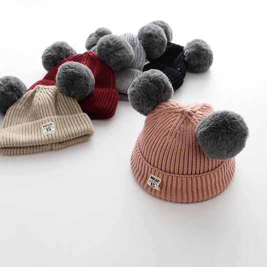 Gorro de lana para bebé.
