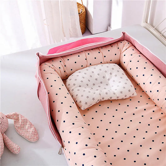 Cama de bebé plegable,