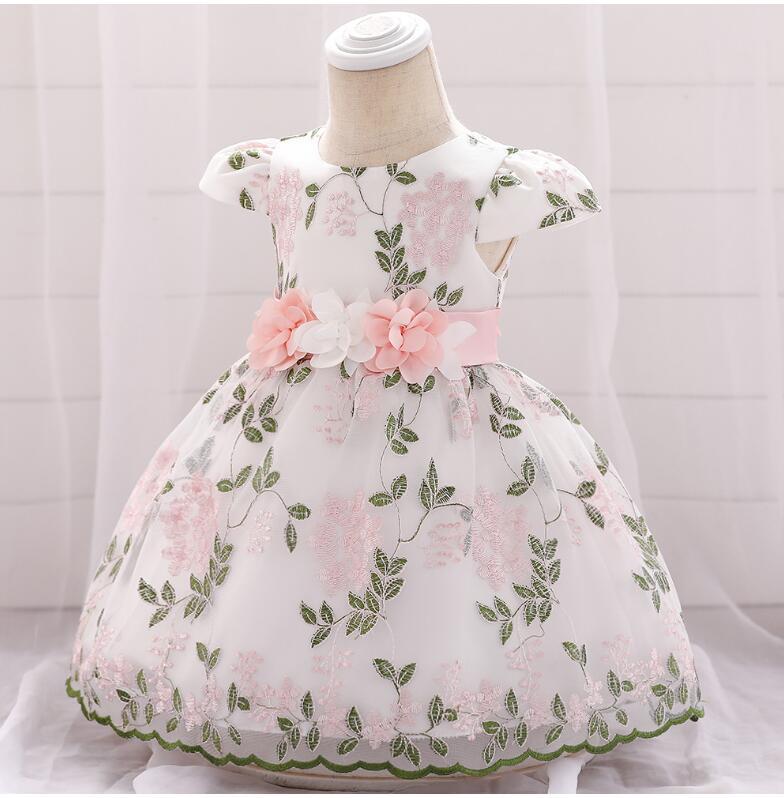 Ropa de verano para niños, vestido de boda para fiesta de cumpleaños de bebé, falda, vestido mullido para niñas