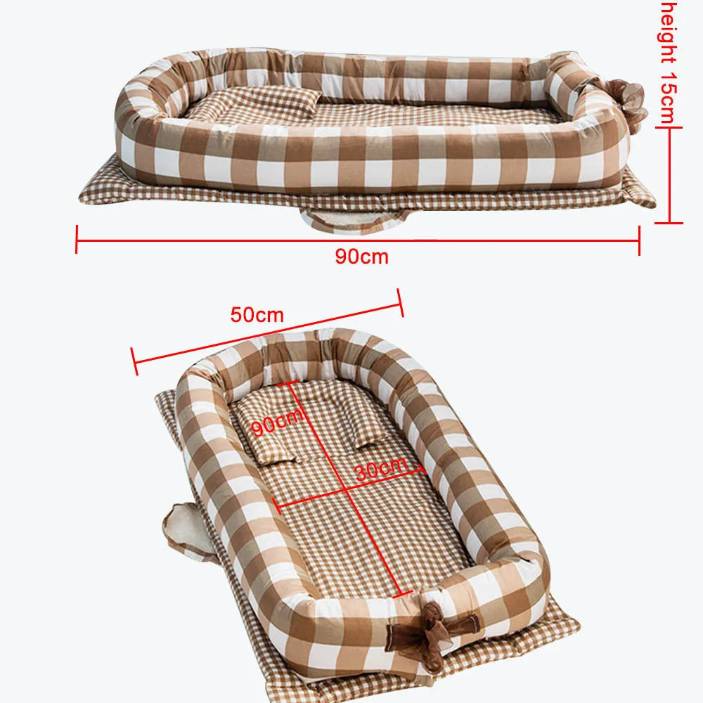 Cama de bebé de algodón 