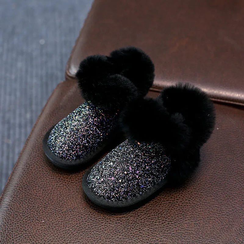 Botas de terciopelo además botas impermeables cálidas